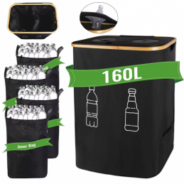 Kosz dwukomorowy na butelki...