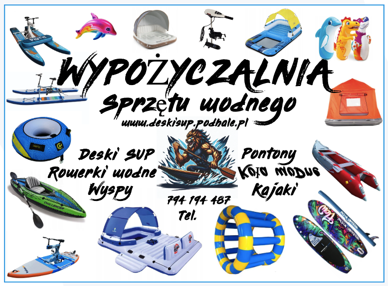 Wypożyczalnia Sprzętu Wodnego